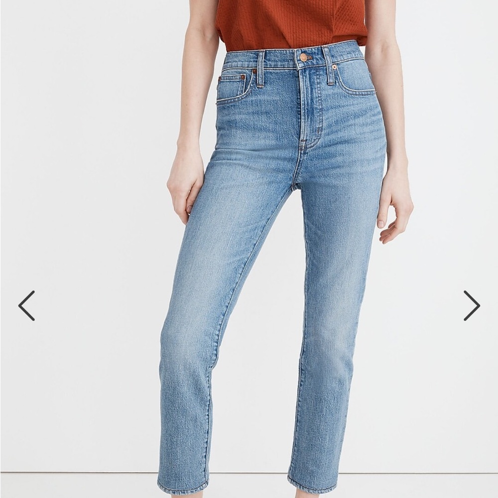 Madewell High Rise Perfect Vintage Crop Jeans